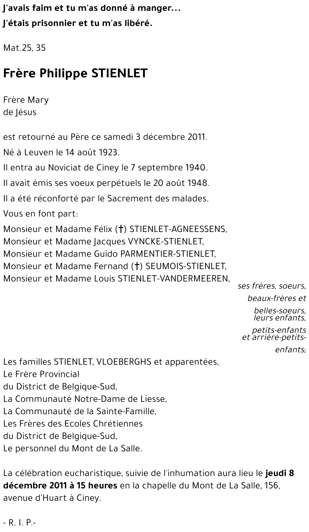 Philippe STIENLET