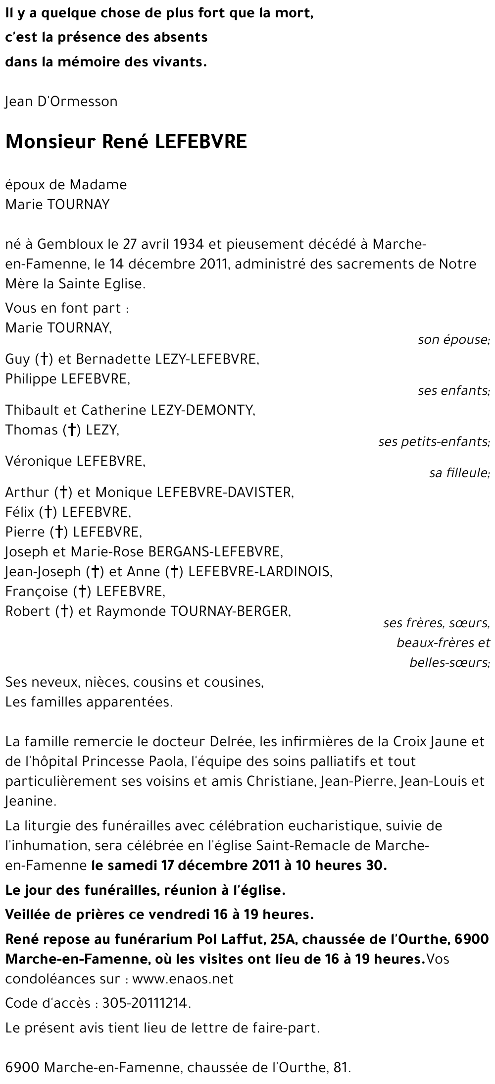René LEFEBVRE