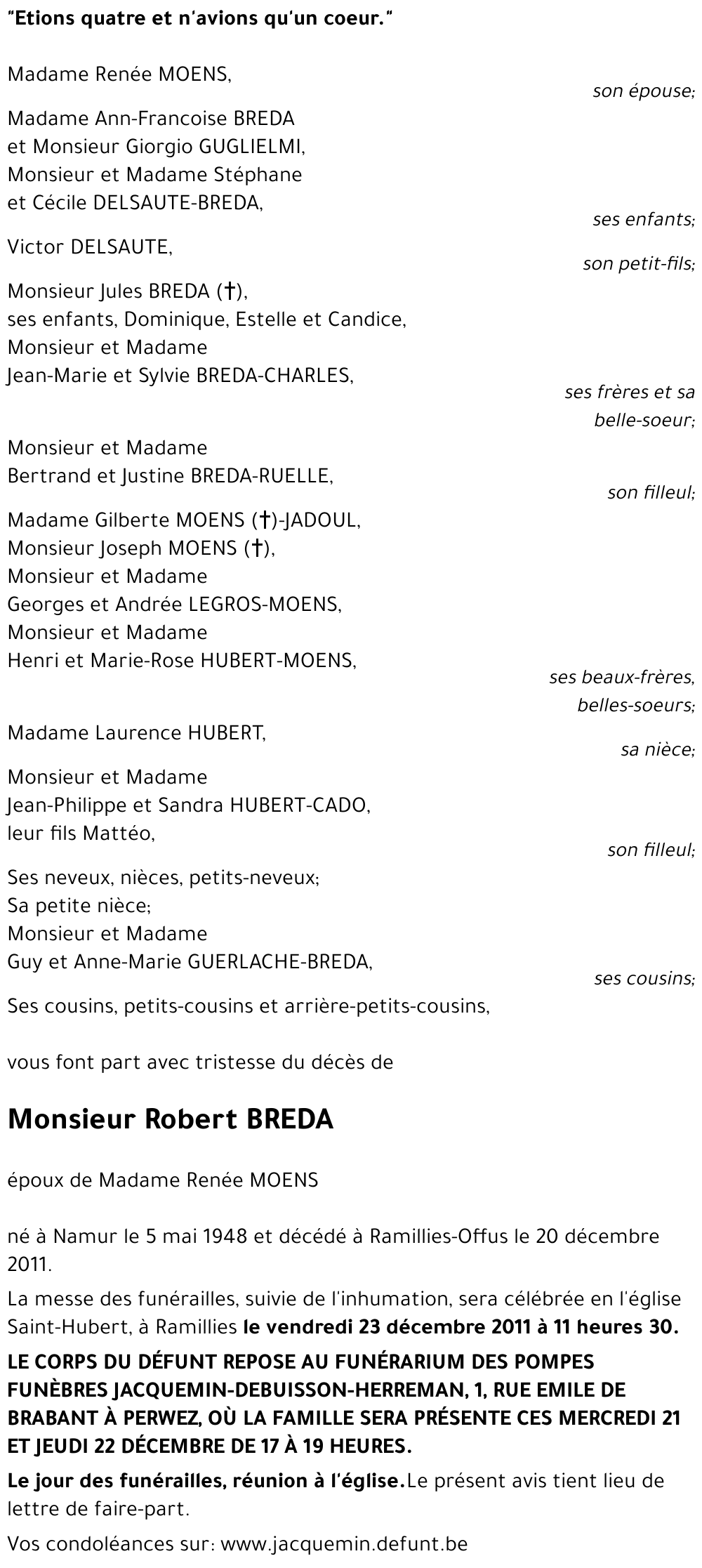 Robert BREDA