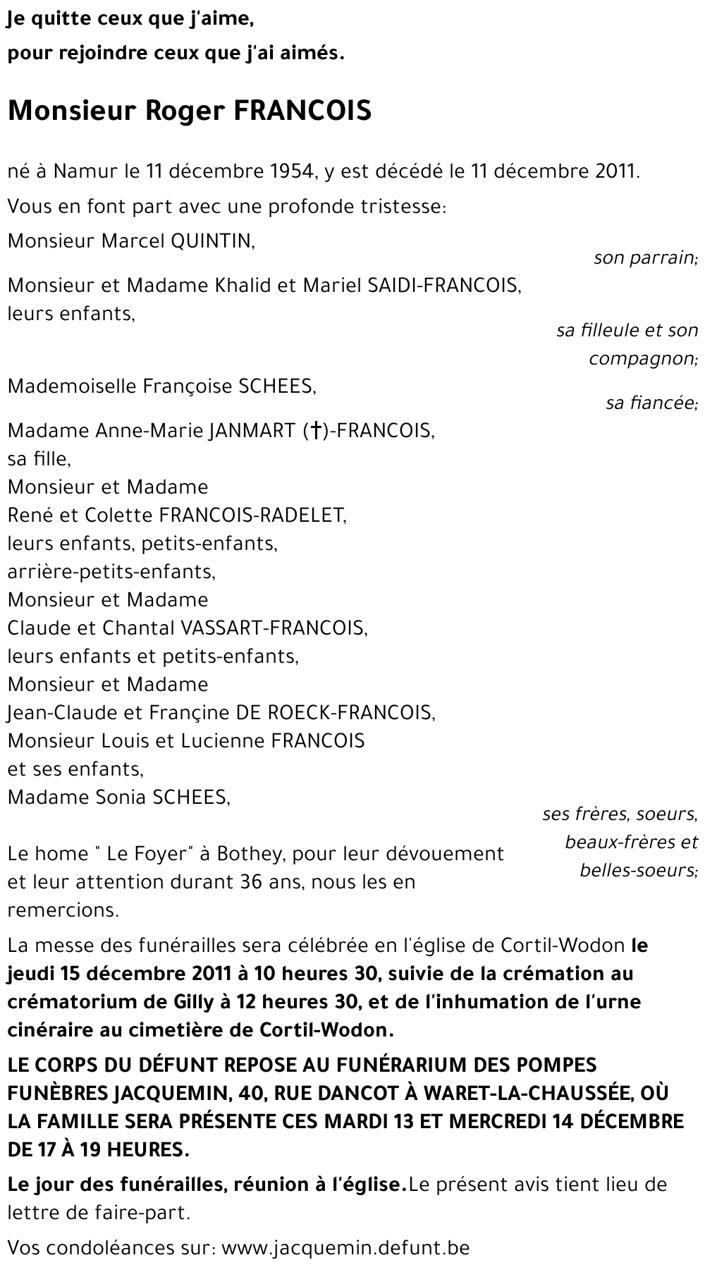 Roger FRANCOIS