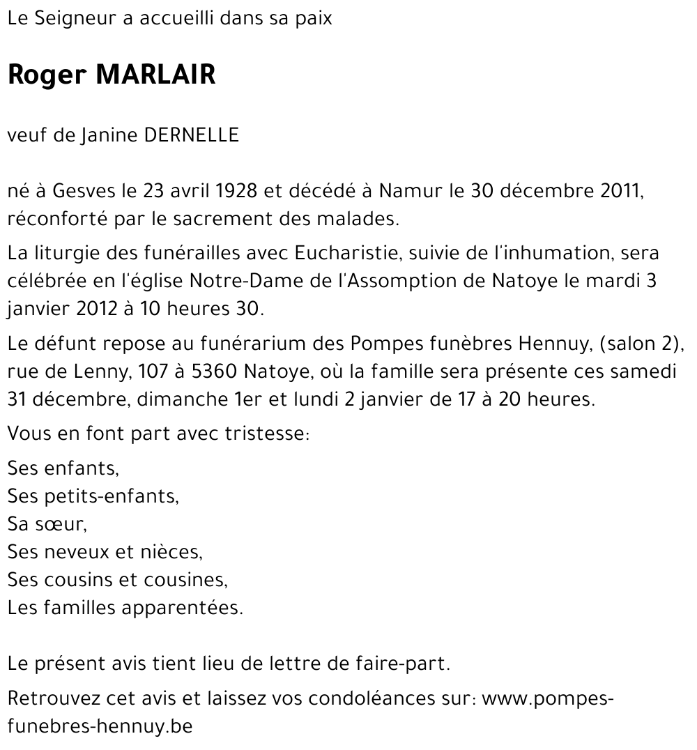 Roger MARLAIR