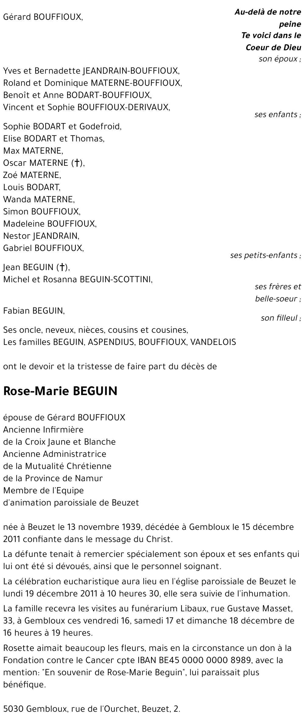 Rose-Marie BEGUIN