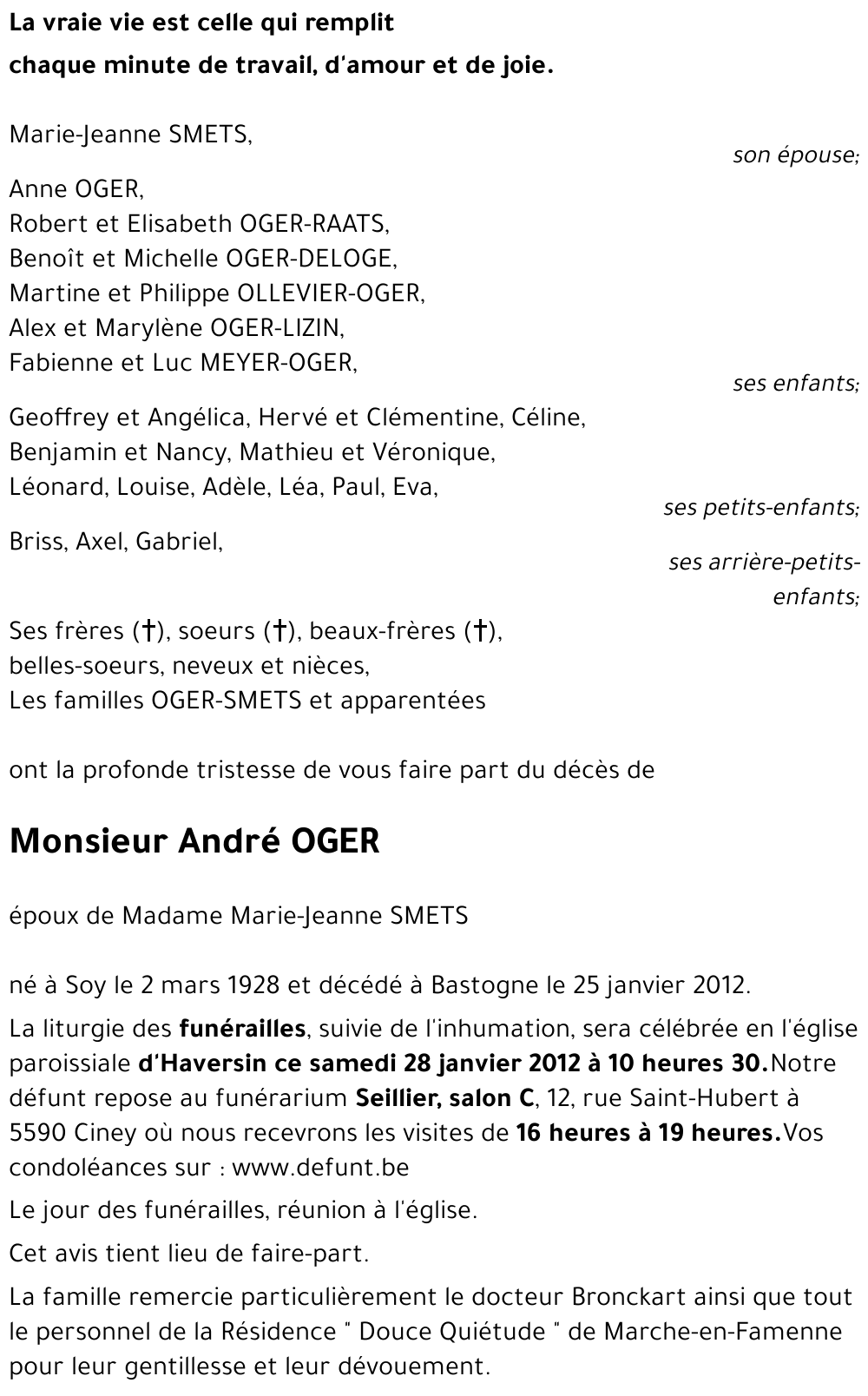 André OGER