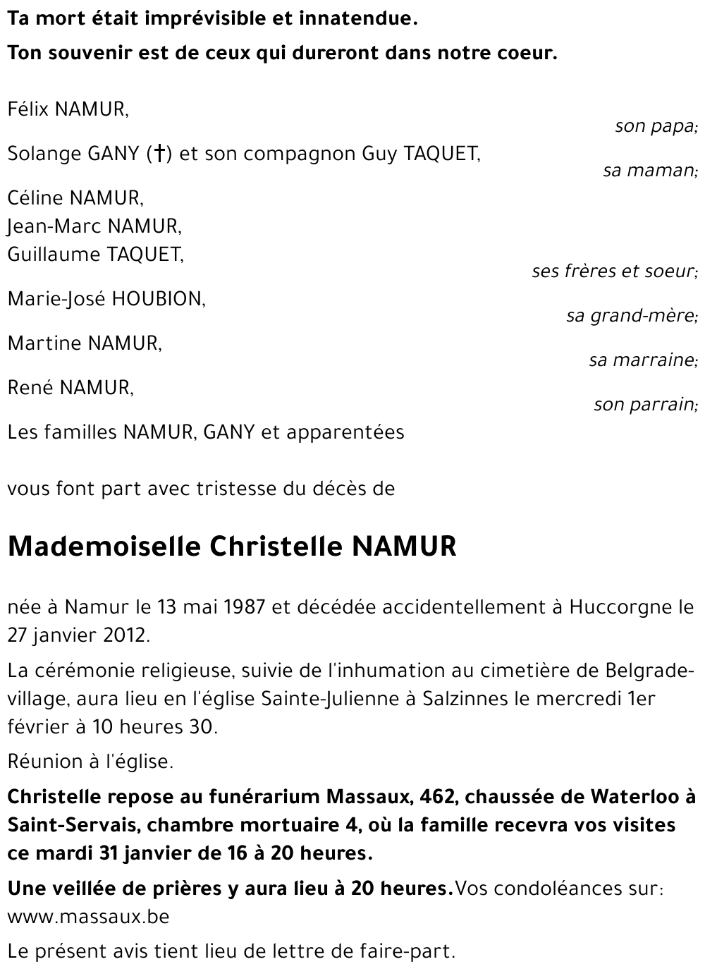 Christelle NAMUR