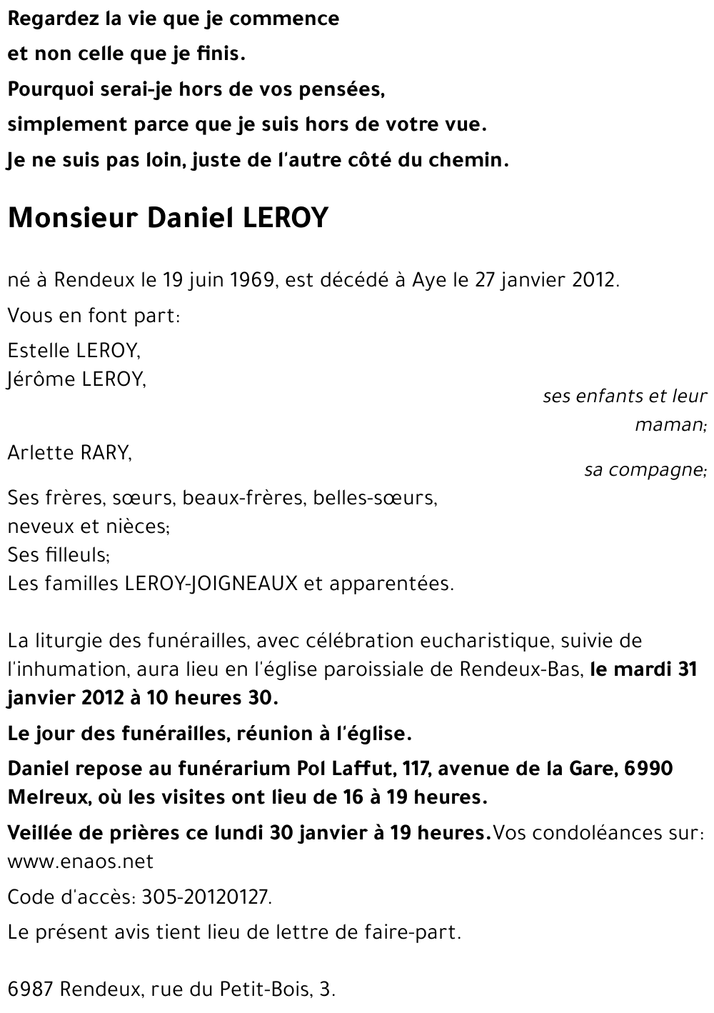 Daniel LEROY