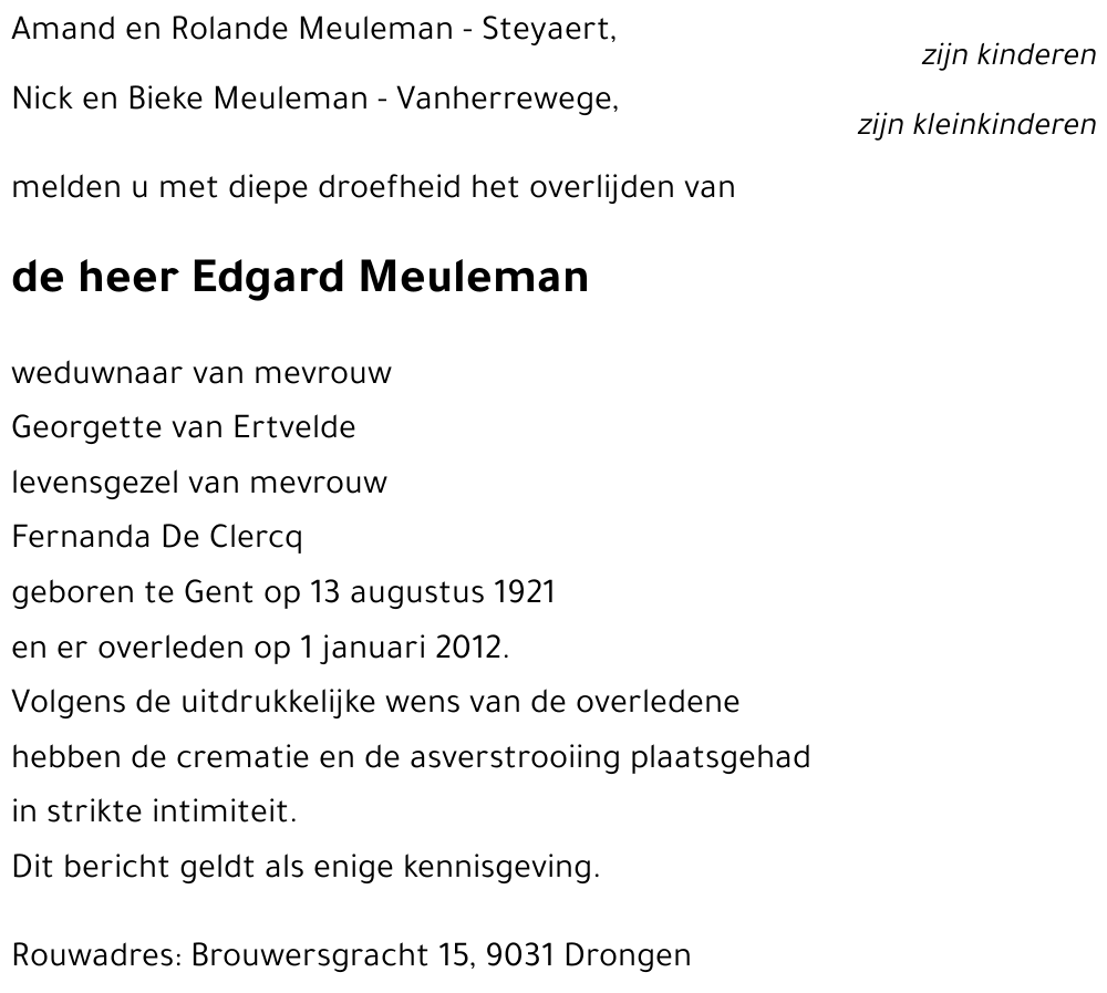Edgard Meuleman