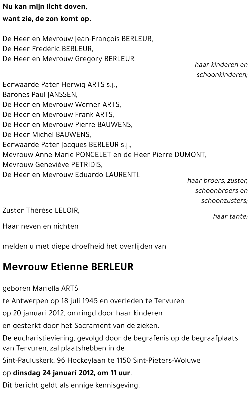 Etienne BERLEUR