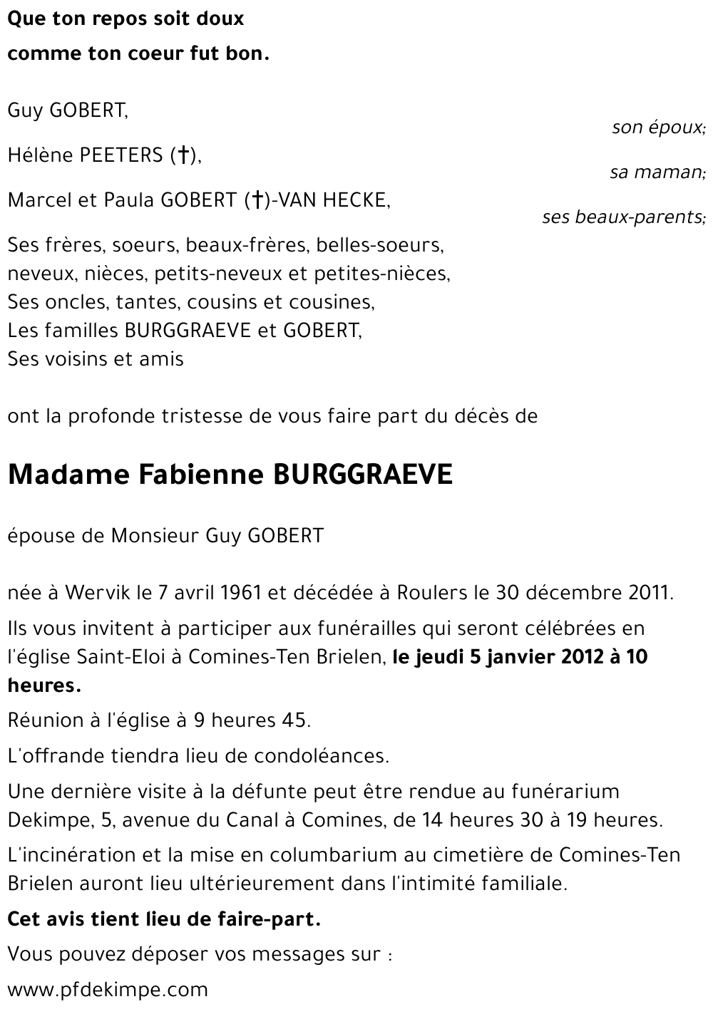 Fabienne BURGGRAEVE