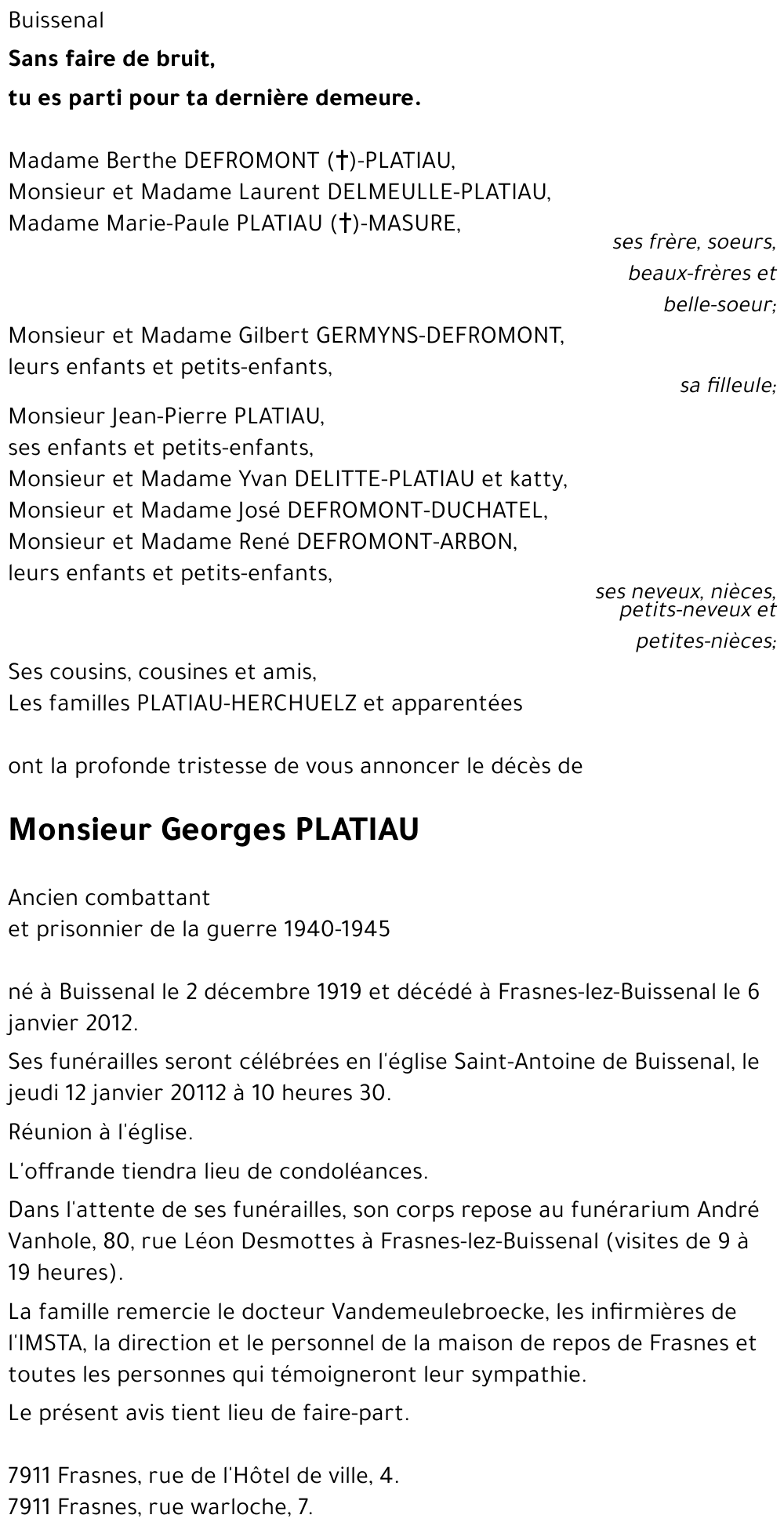 Georges PLATIAU