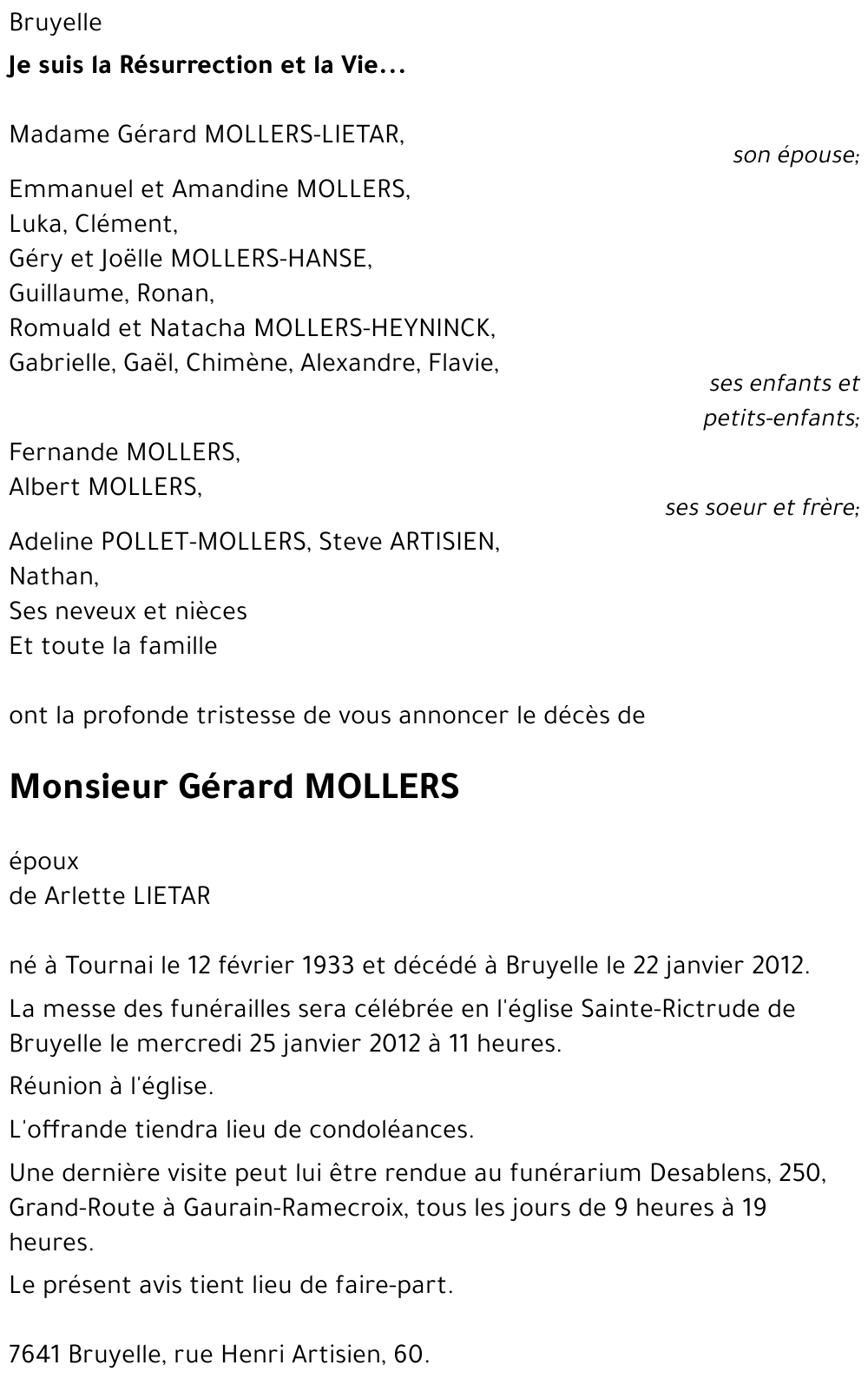 Gérard MOLLERS