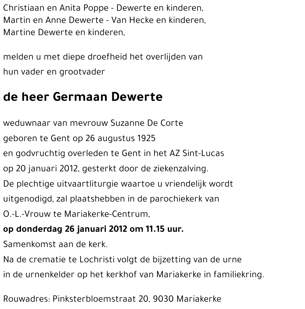Germaan Dewerte