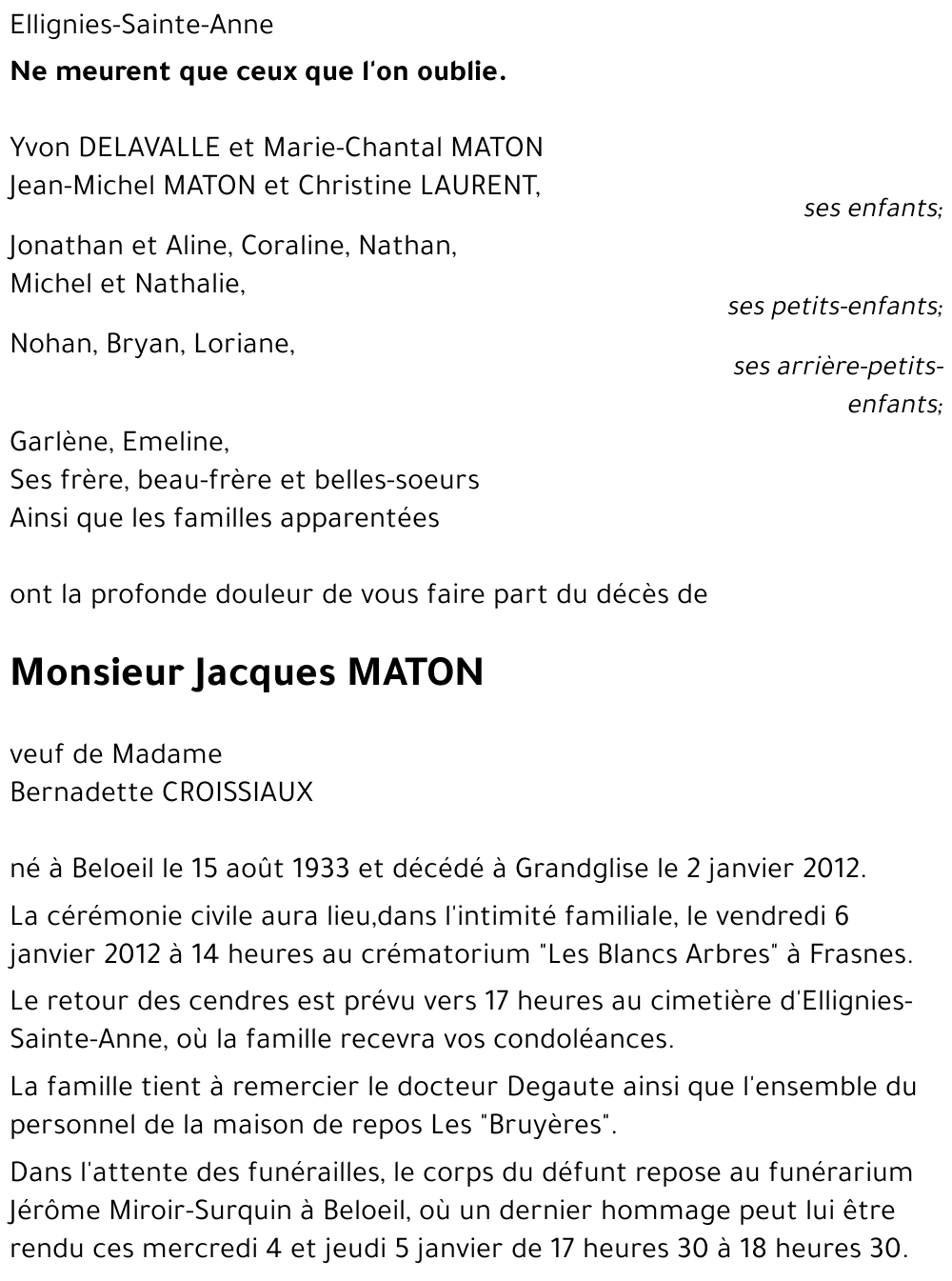 Jacques MATON