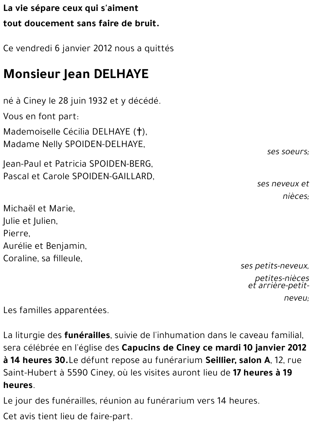 Jean DELHAYE