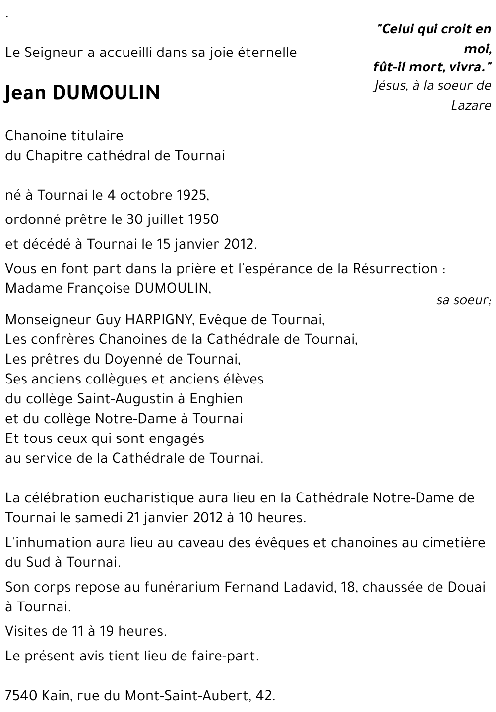 Jean DUMOULIN