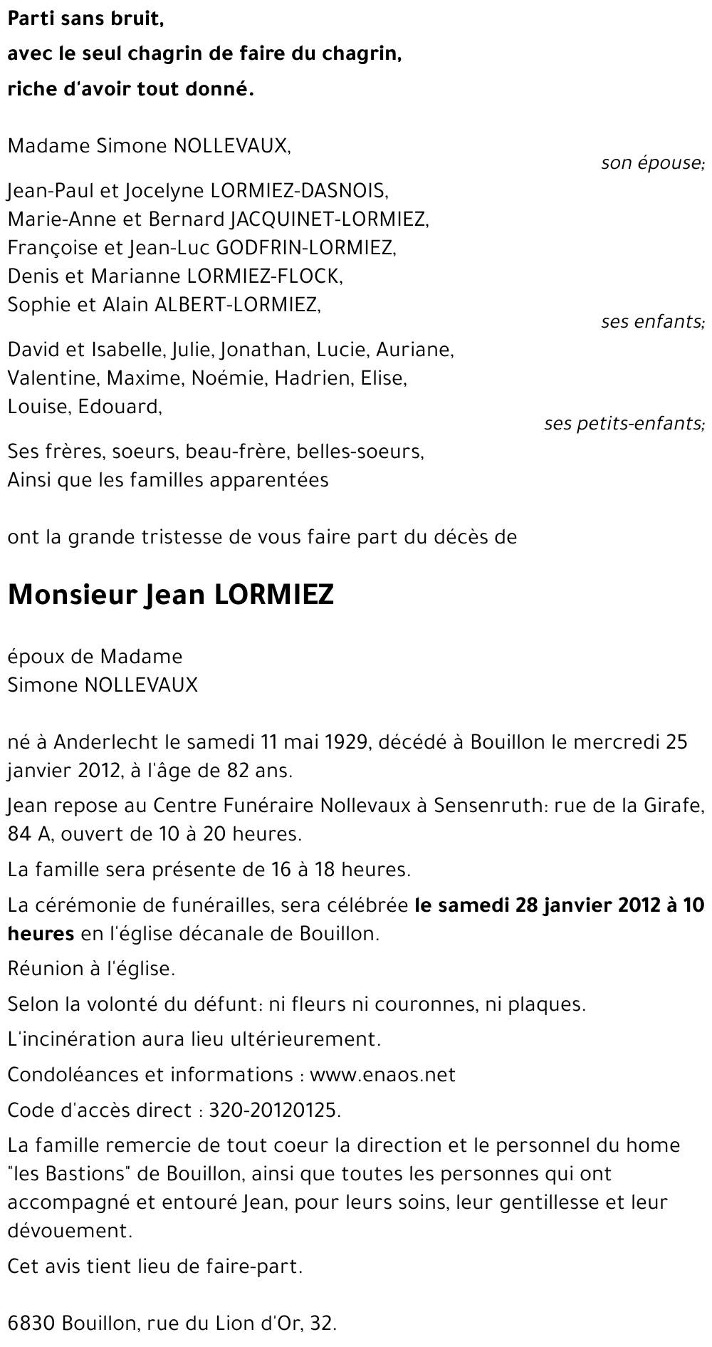Jean LORMIEZ