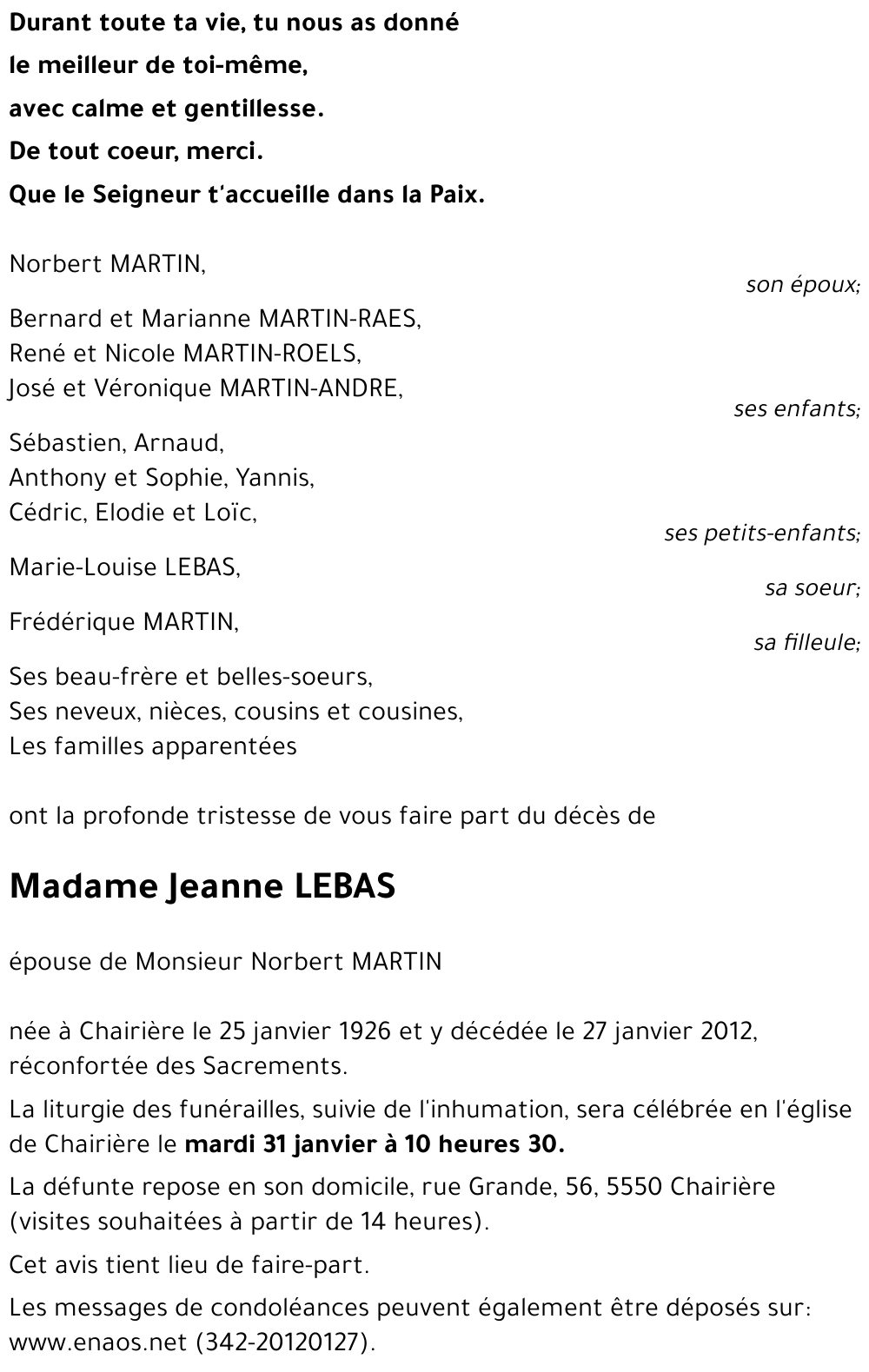 Jeanne LEBAS