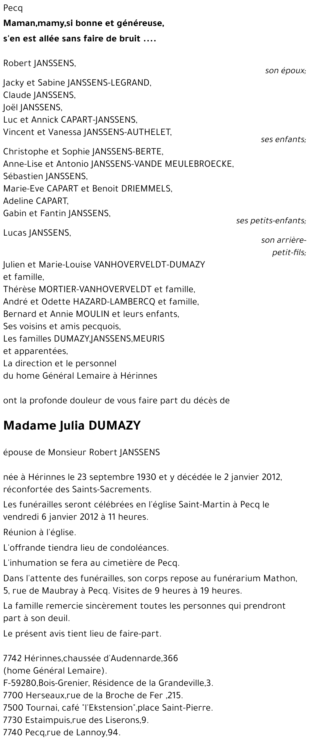 Julia Dumazy