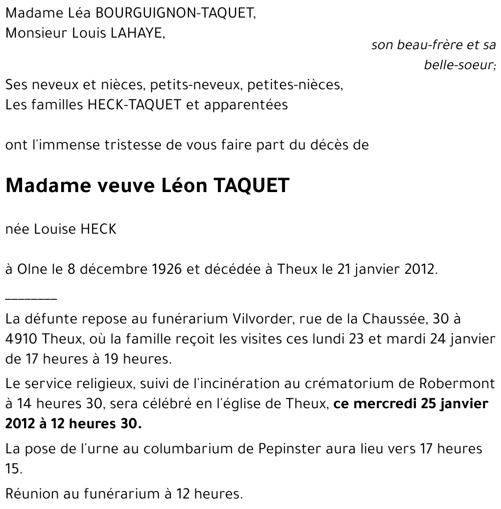 Léon TAQUET