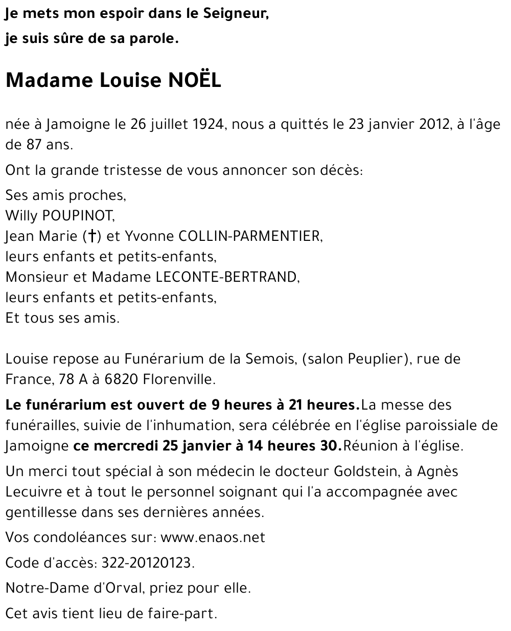 Louise NOËL