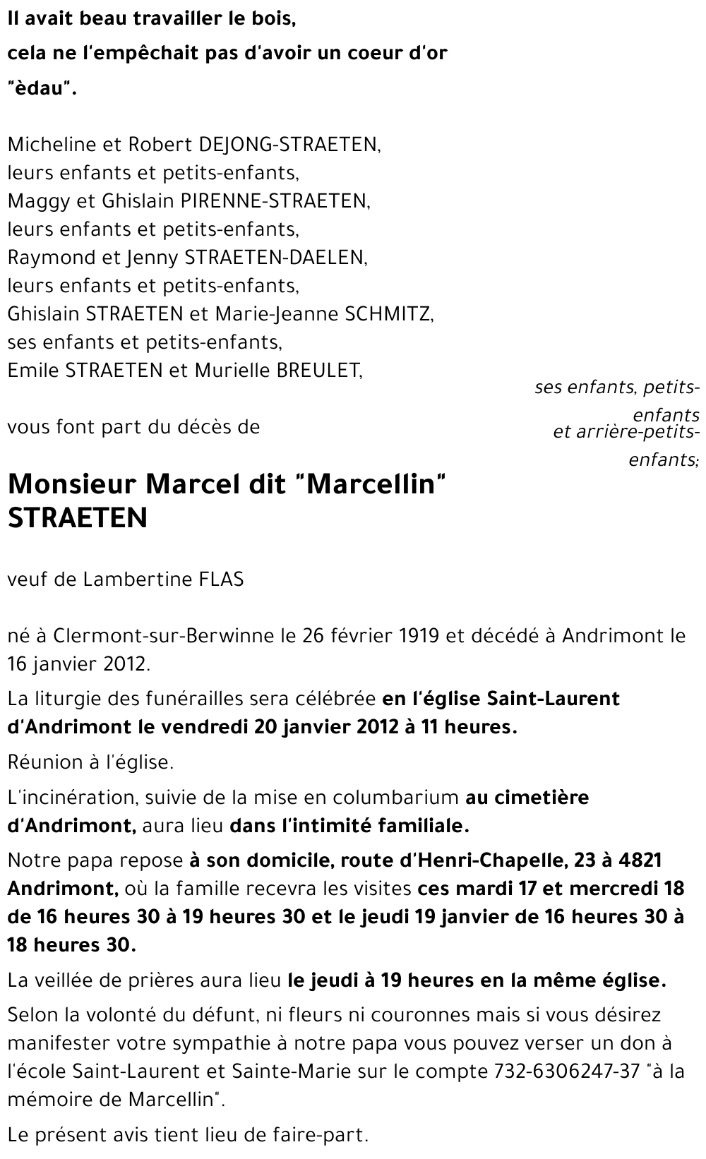 Marcel dit 