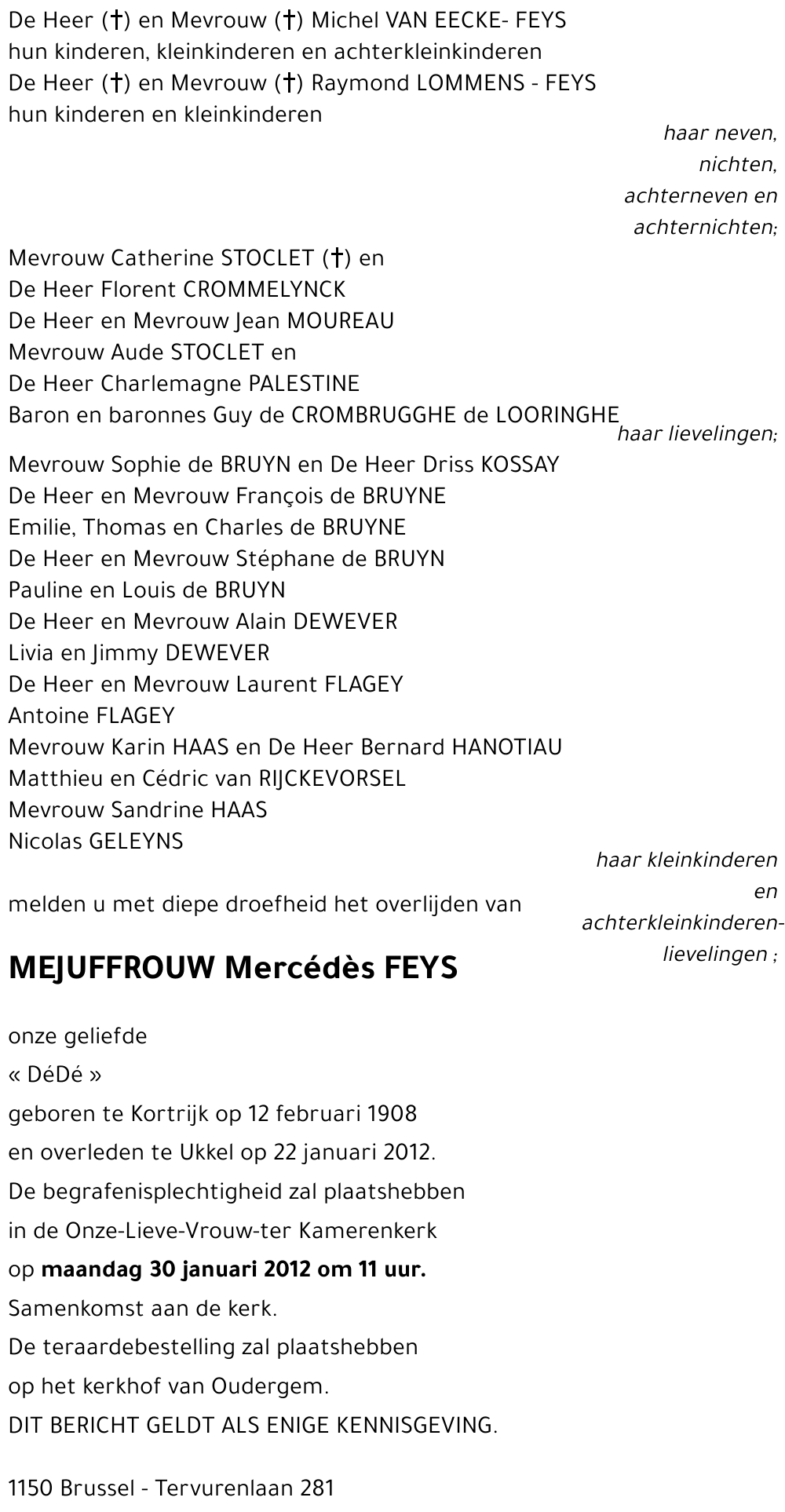 Mercédès FEYS