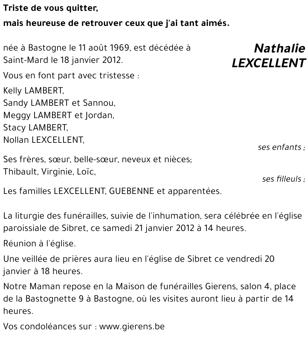 Nathalie LEXCELLENT