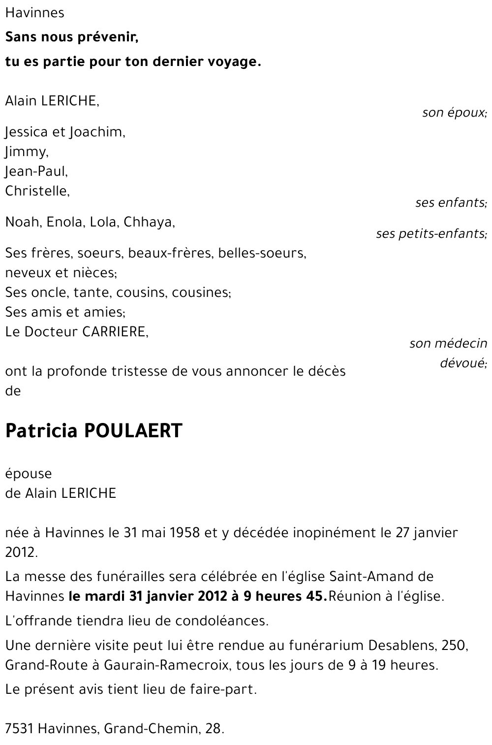 Patricia POULAERT