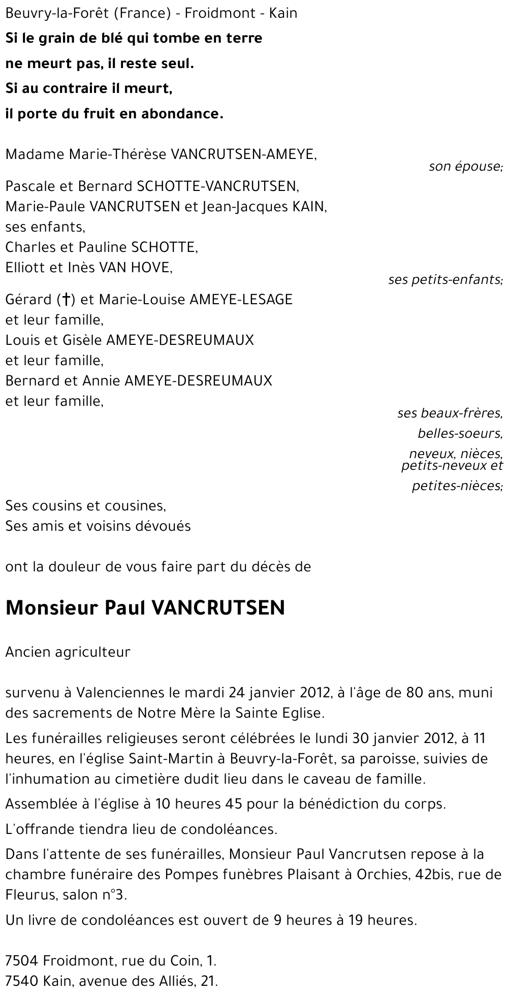 Paul VANCRUTSEN