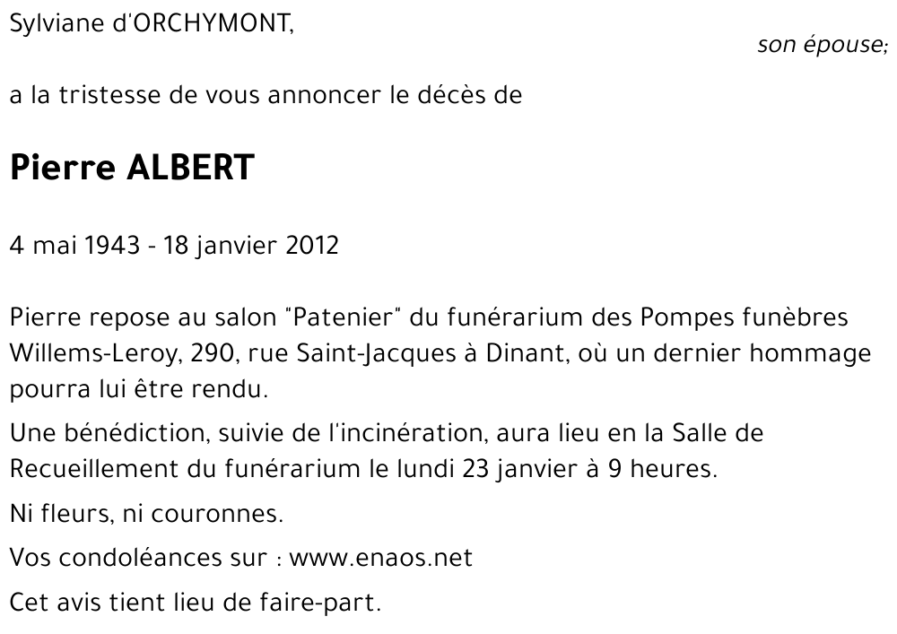 Pierre ALBERT