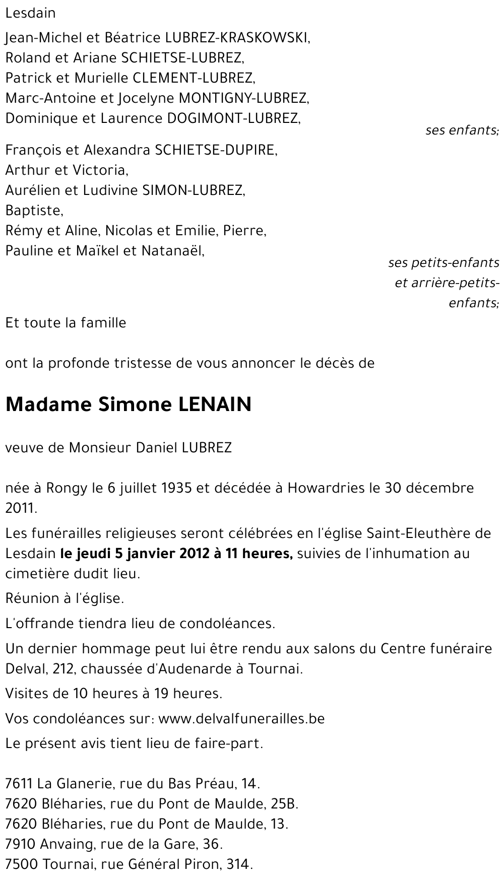 Simone LENAIN