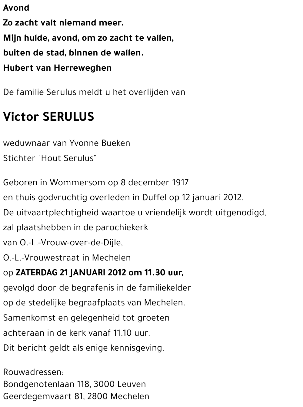 Victor SERULUS