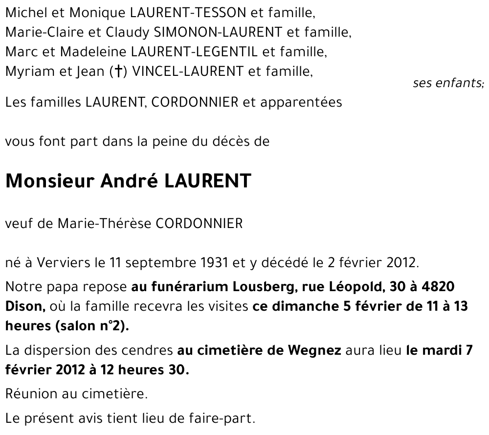 André LAURENT