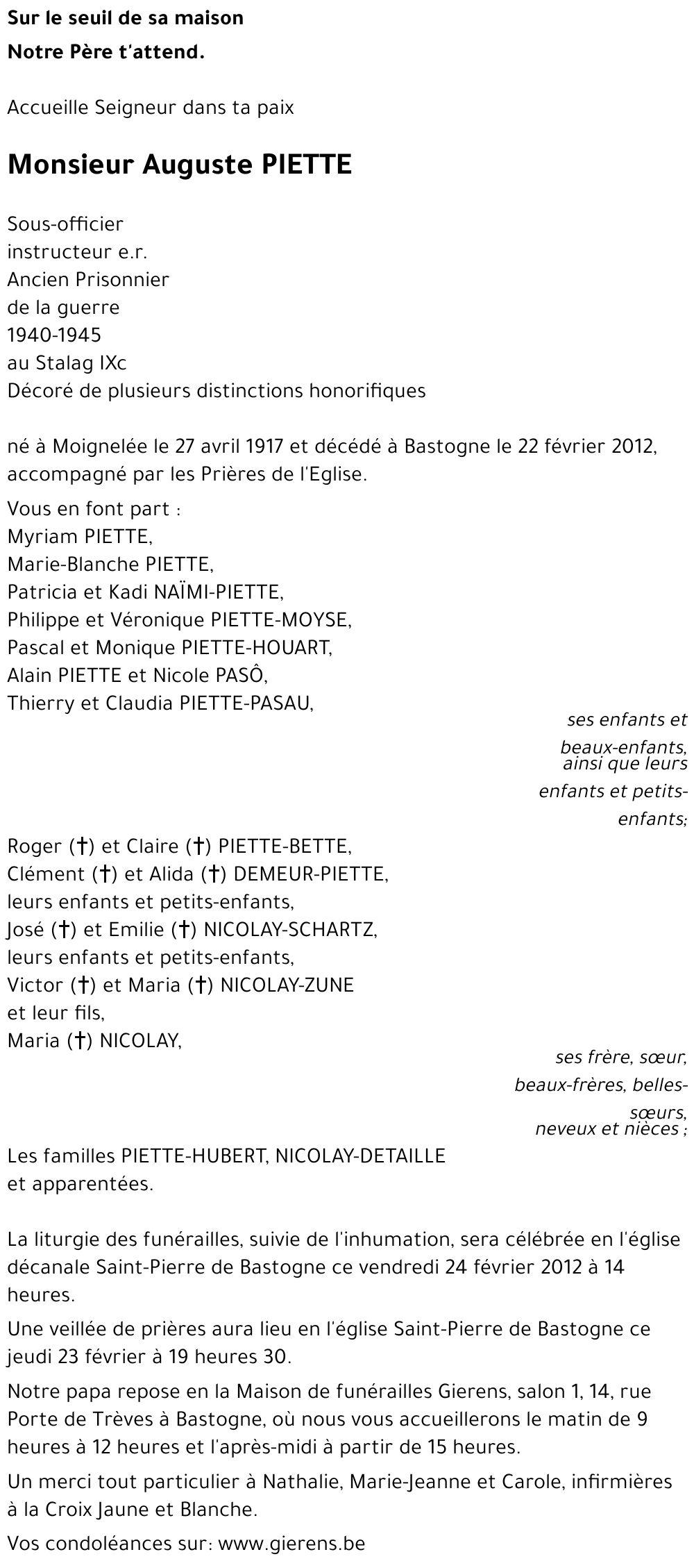 Auguste PIETTE