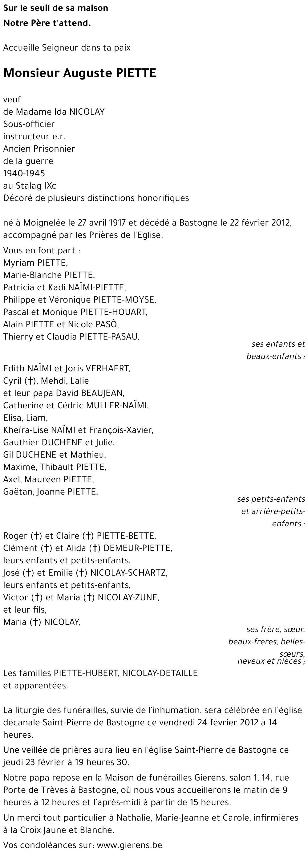Auguste PIETTE