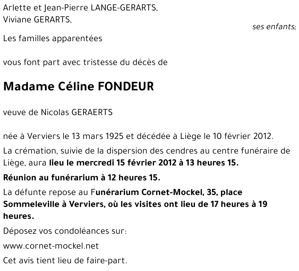 Céline FONDEUR