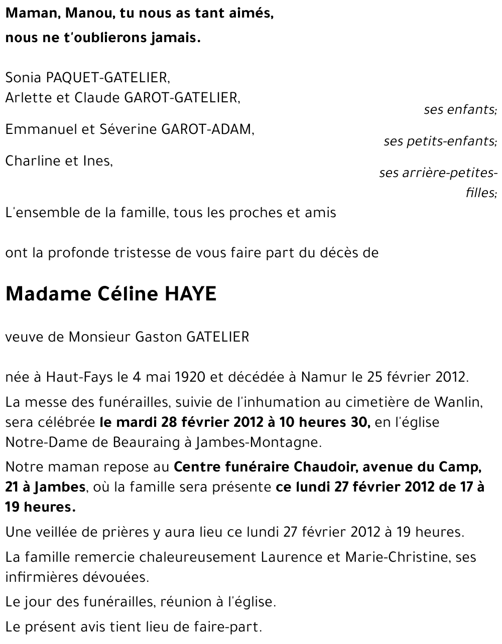 Céline HAYE