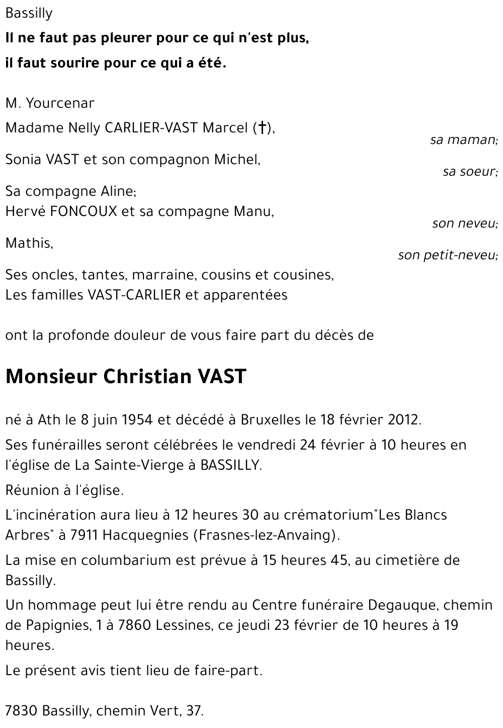 Christian VAST