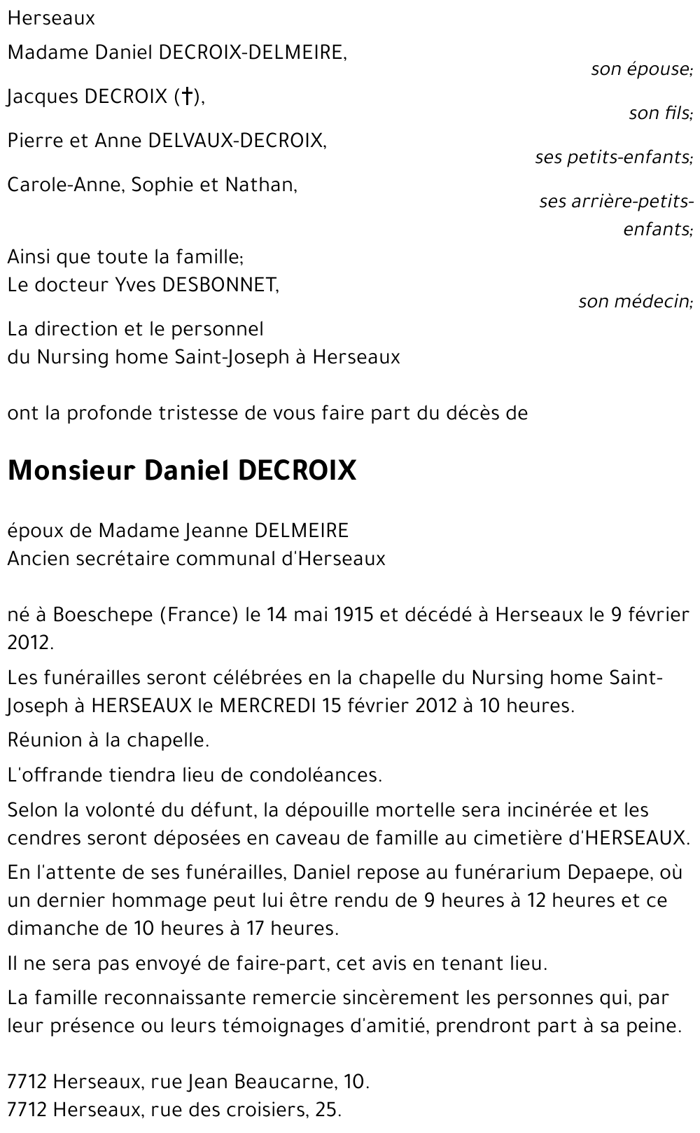 Daniel DECROIX