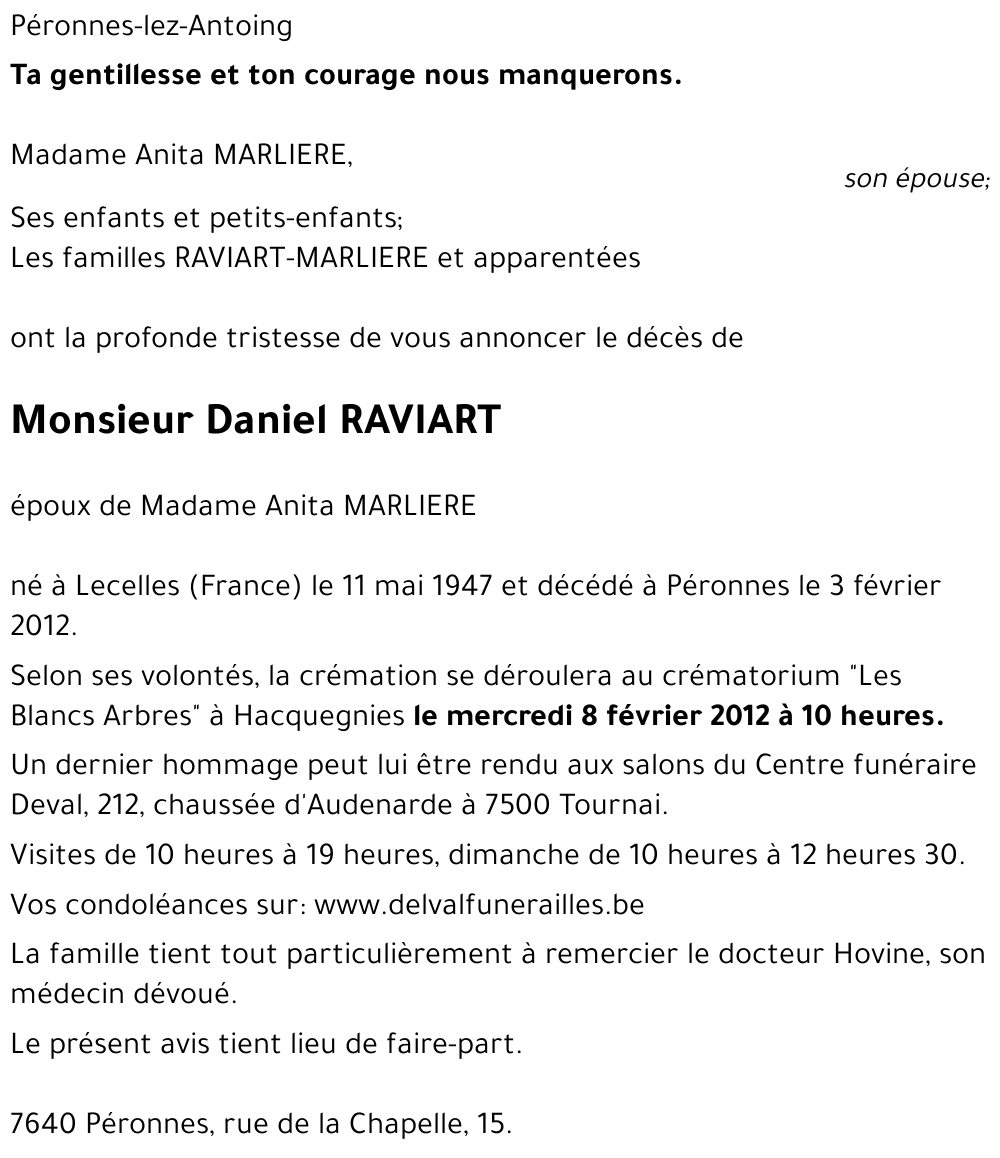 Daniel RAVIART