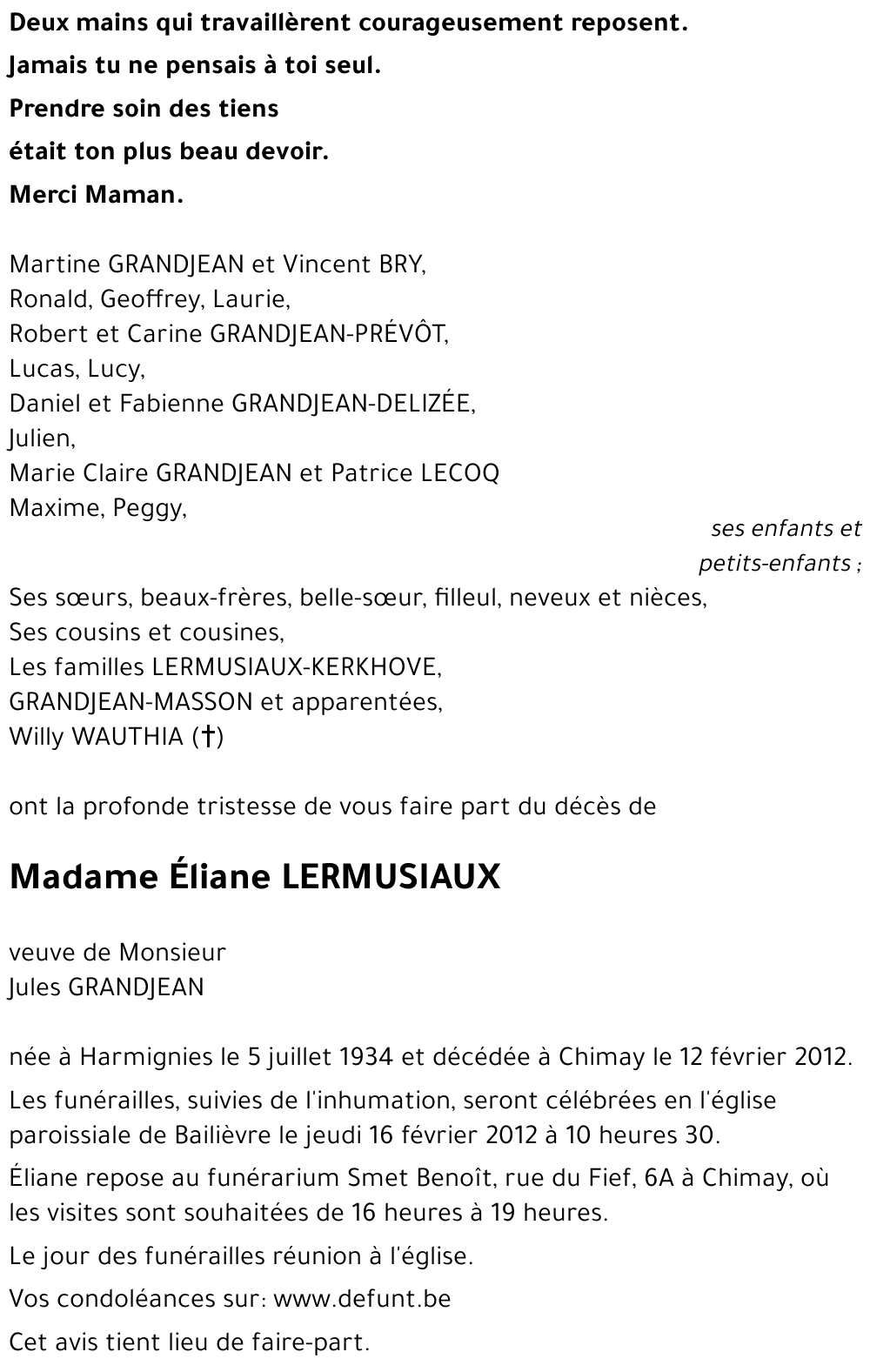 Éliane LERMUSIAUX