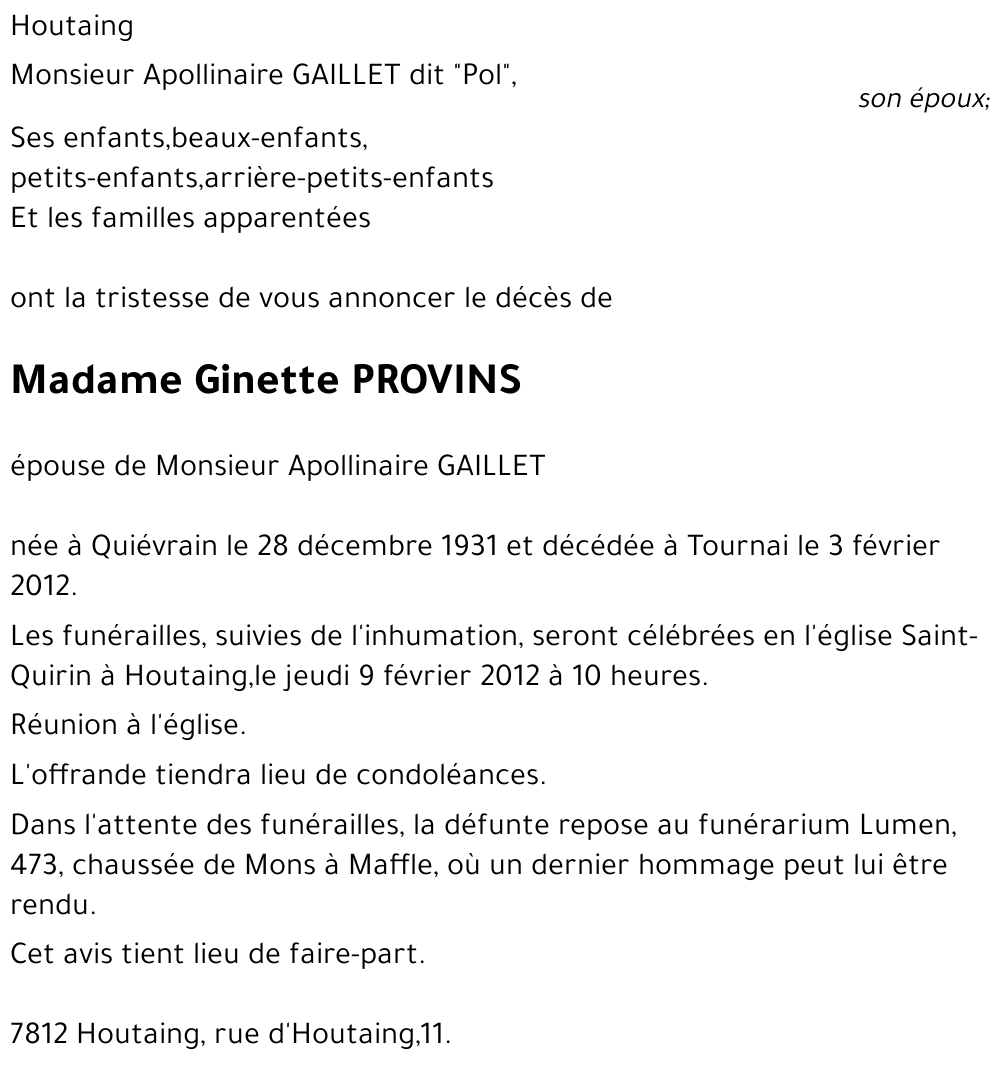 Ginette Provins