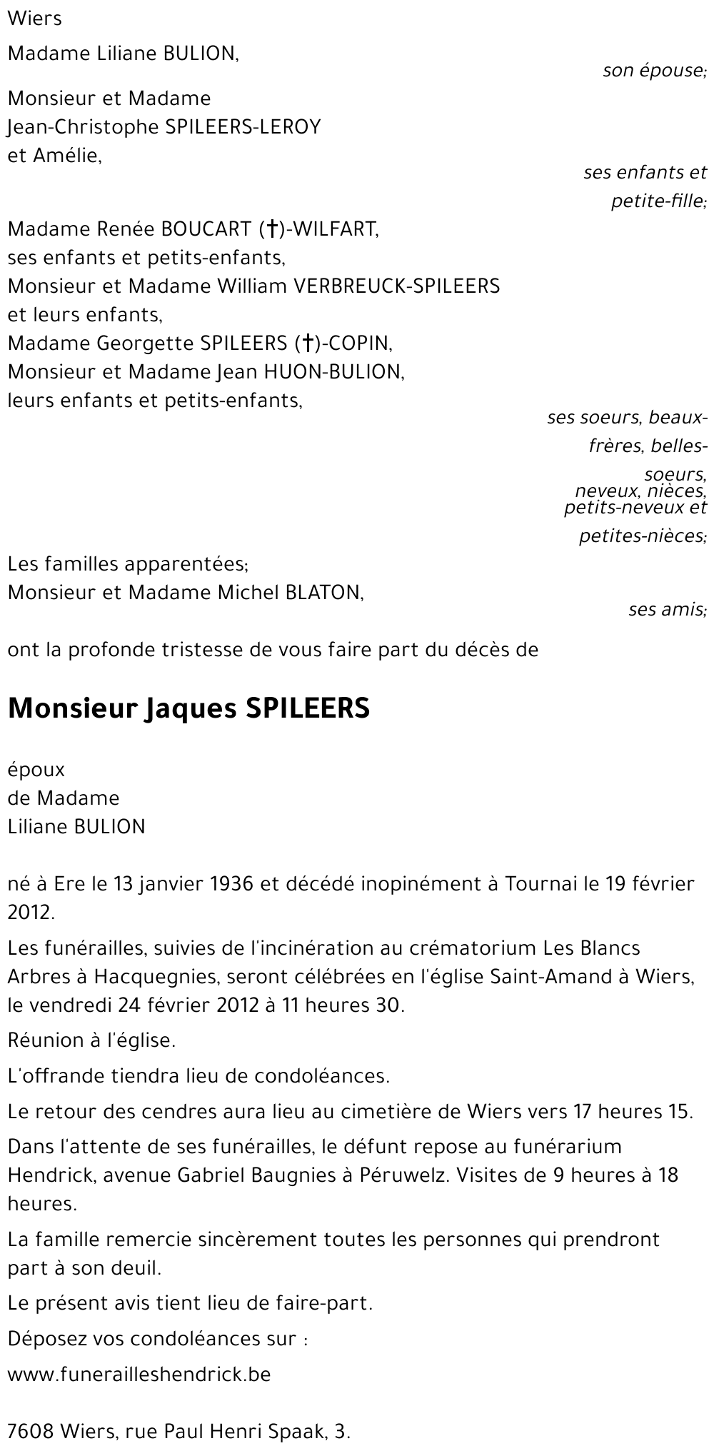 Jaques SPILEERS