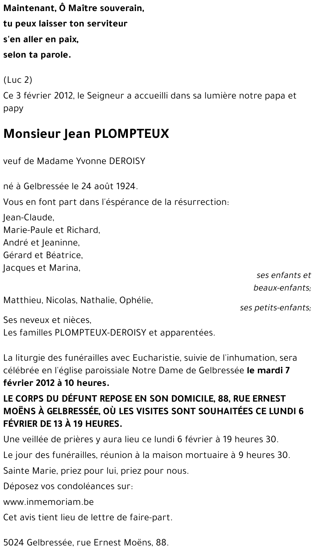 Jean PLOMPTEUX