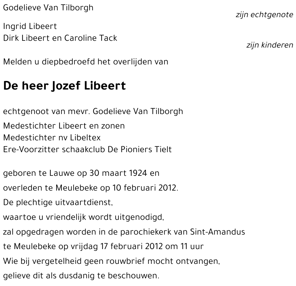 Jozef Libeert