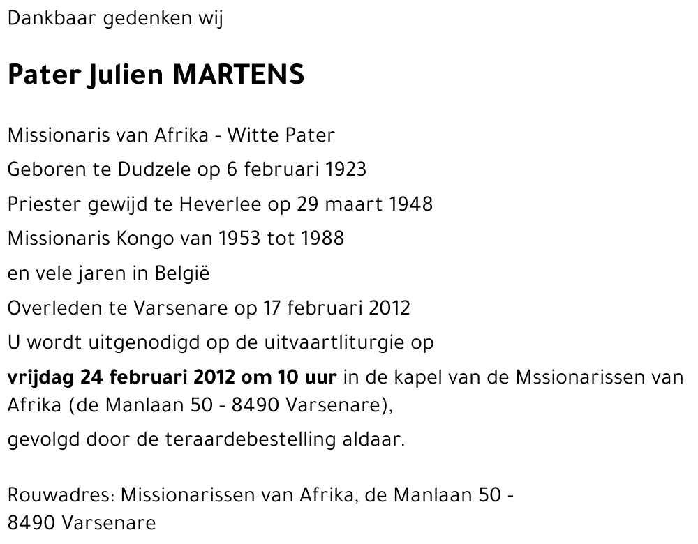 Julien MARTENS
