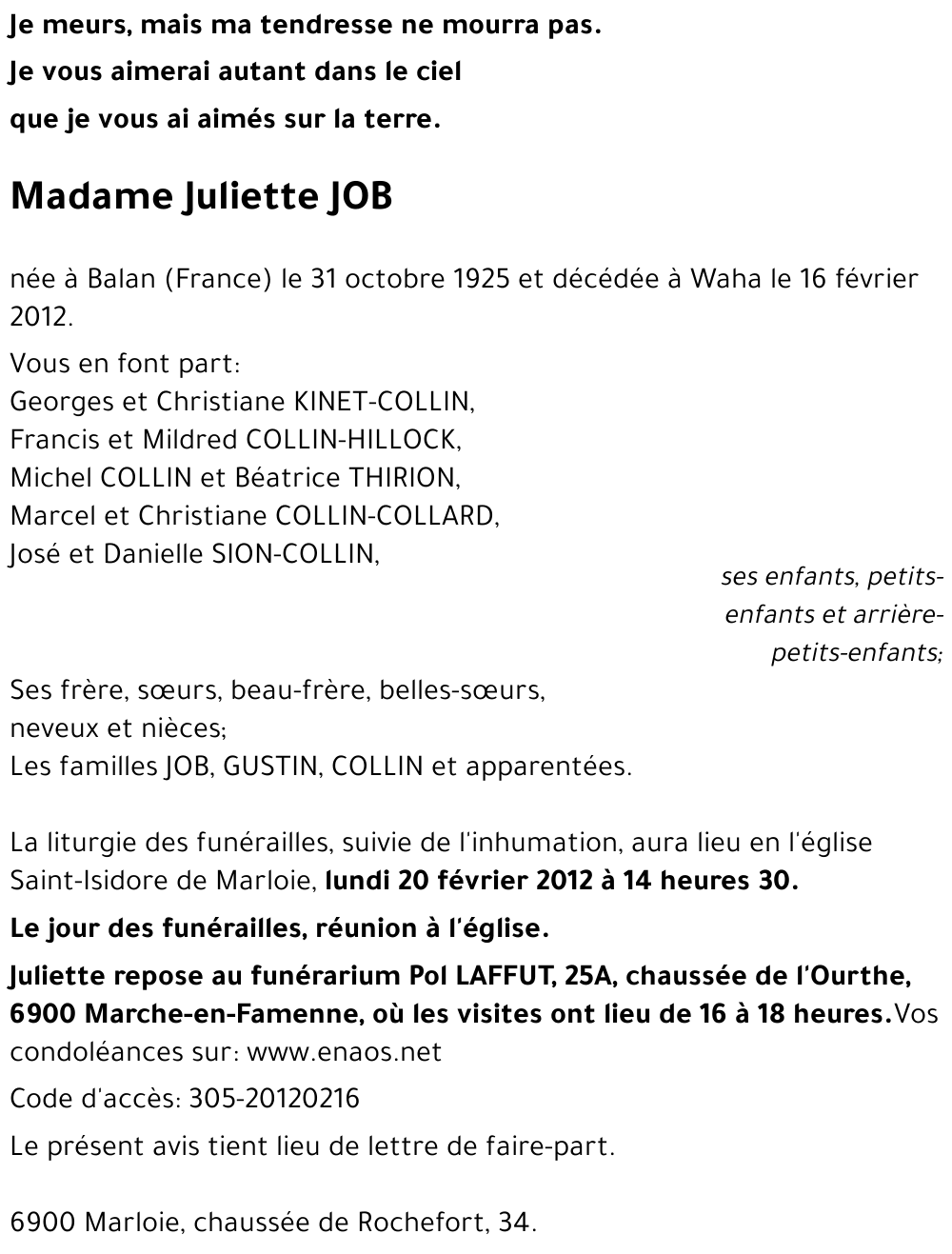 Juliette JOB