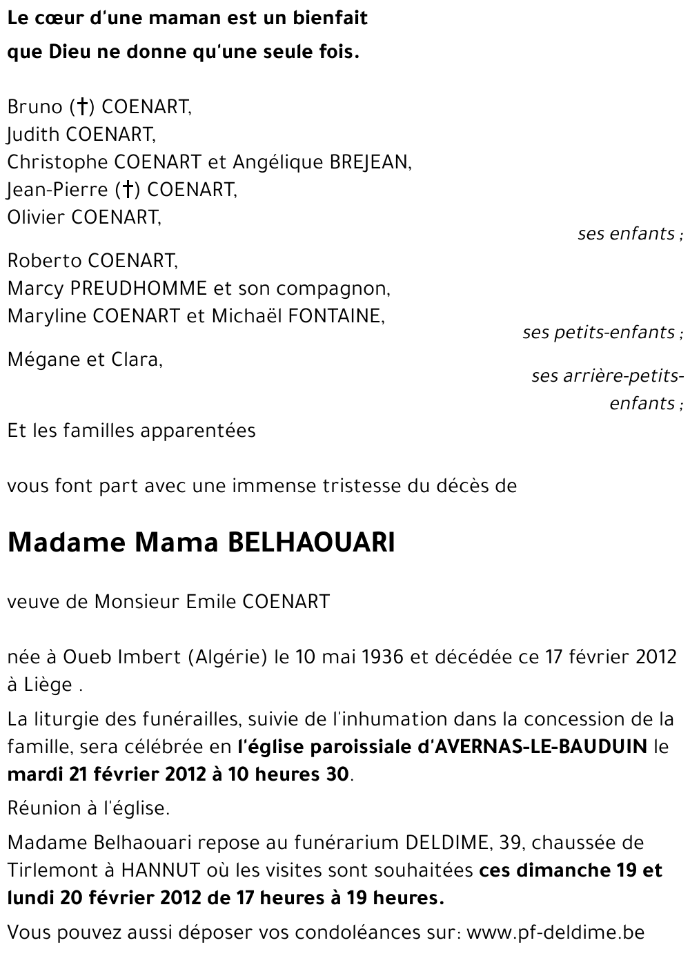 Mama BELHAOUARI