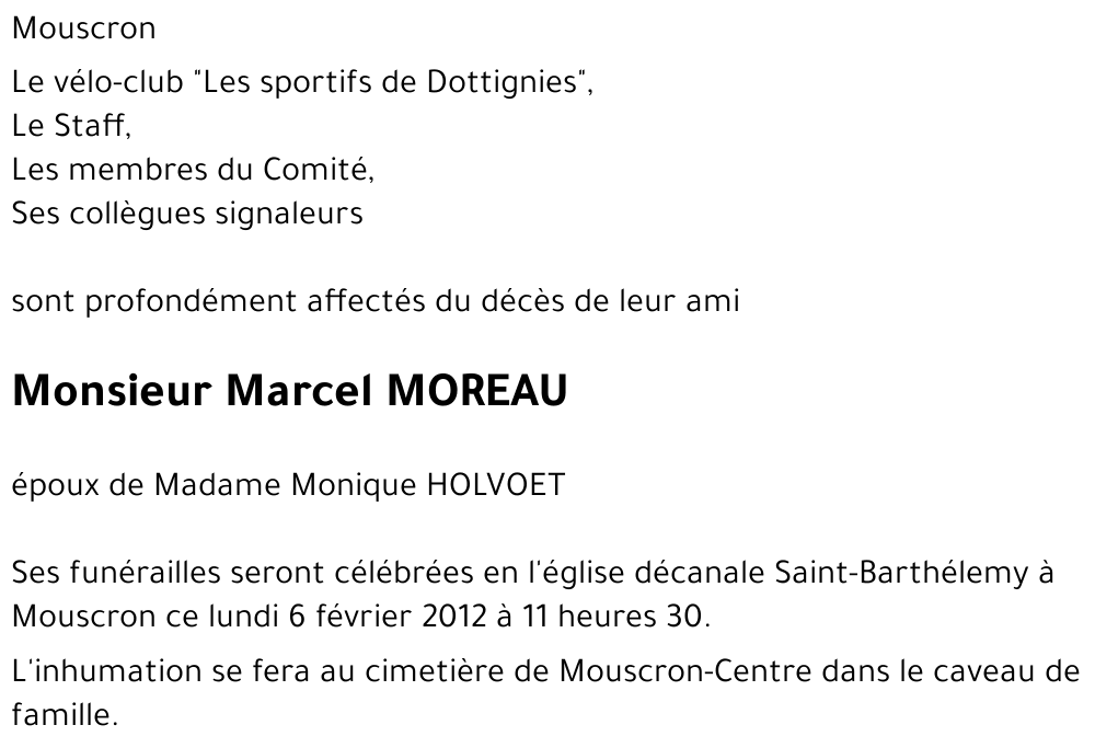 Marcel MOREAU