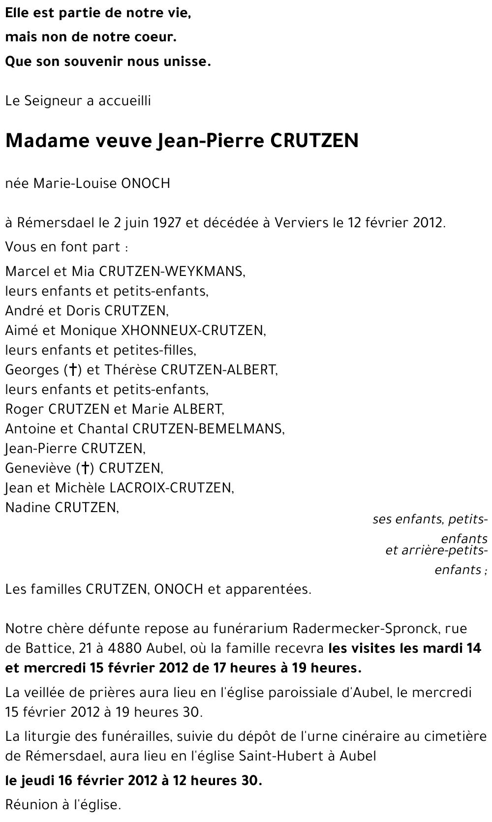 Marie-Louise ONOCH