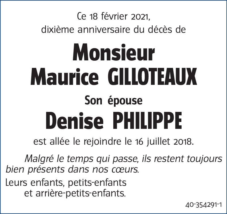Maurice GILLOTEAUX